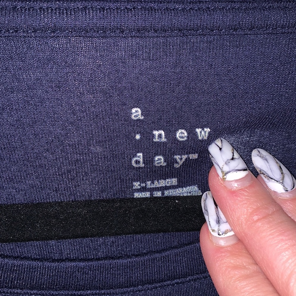 Solid Navy Soft Tee - Picture 3 of 3